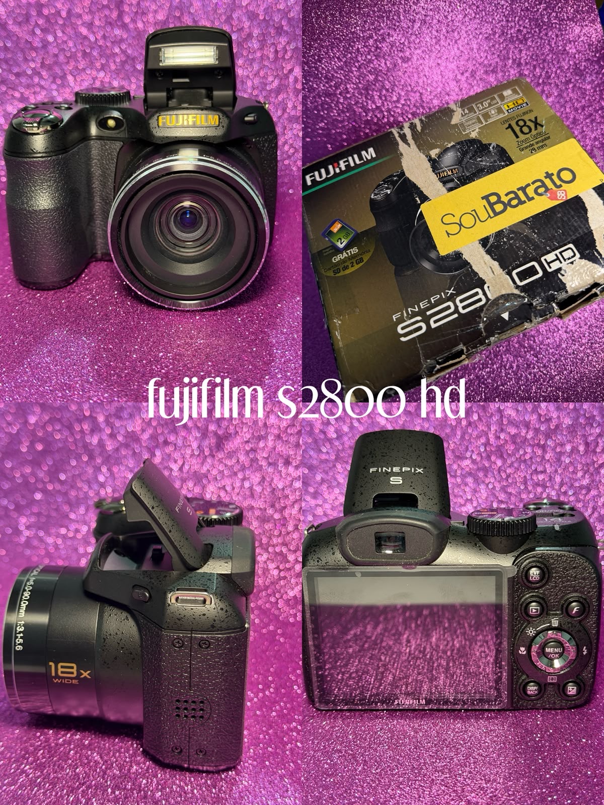 CÂMERA FUJIFILM S2800 NOVA NA CAIXA!
