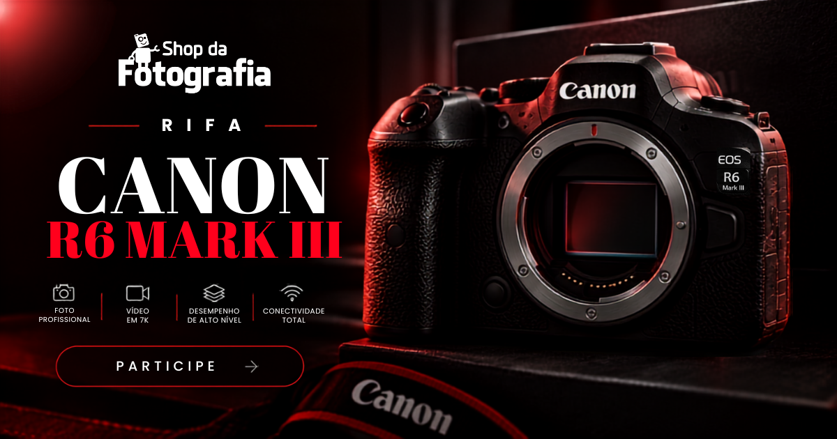 Concorra a uma Canon EOS R6 Mark III 📸