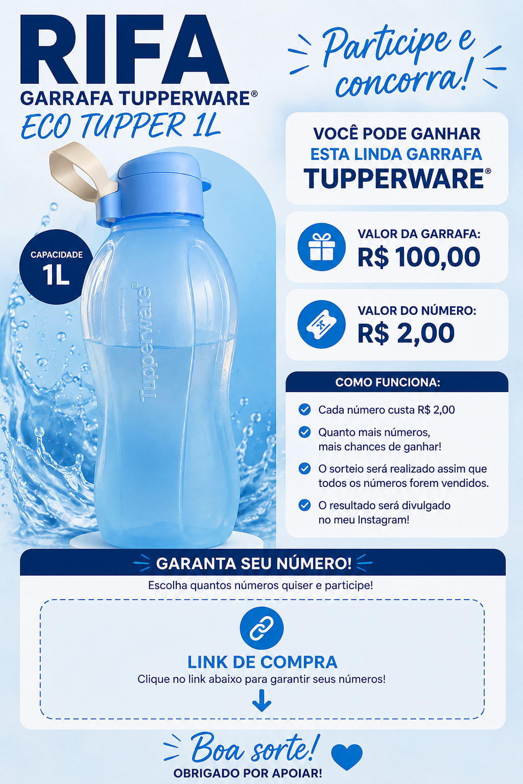 Rifa de garrafa tuppwere