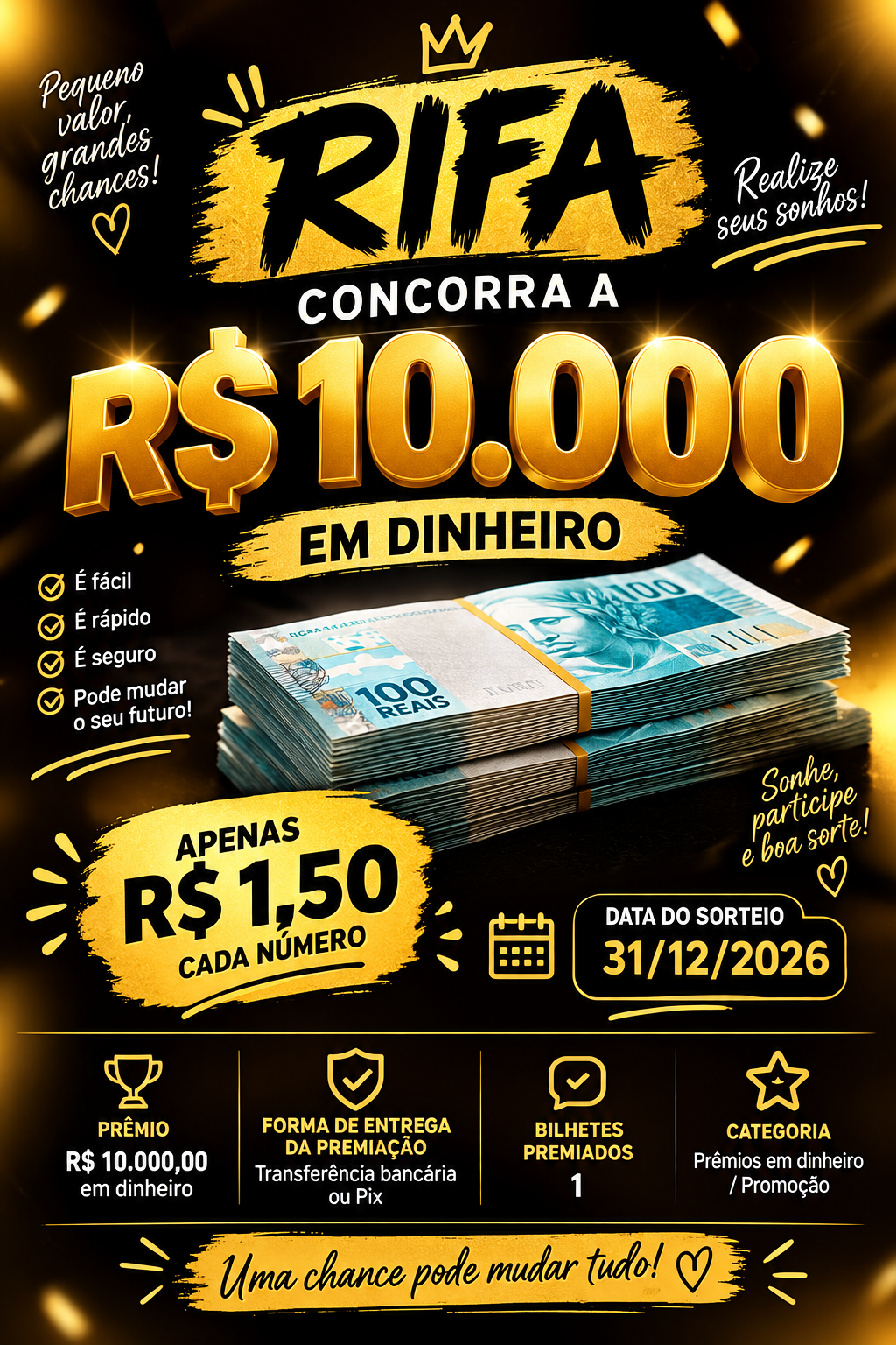 Concorra a R$ 10.000,00