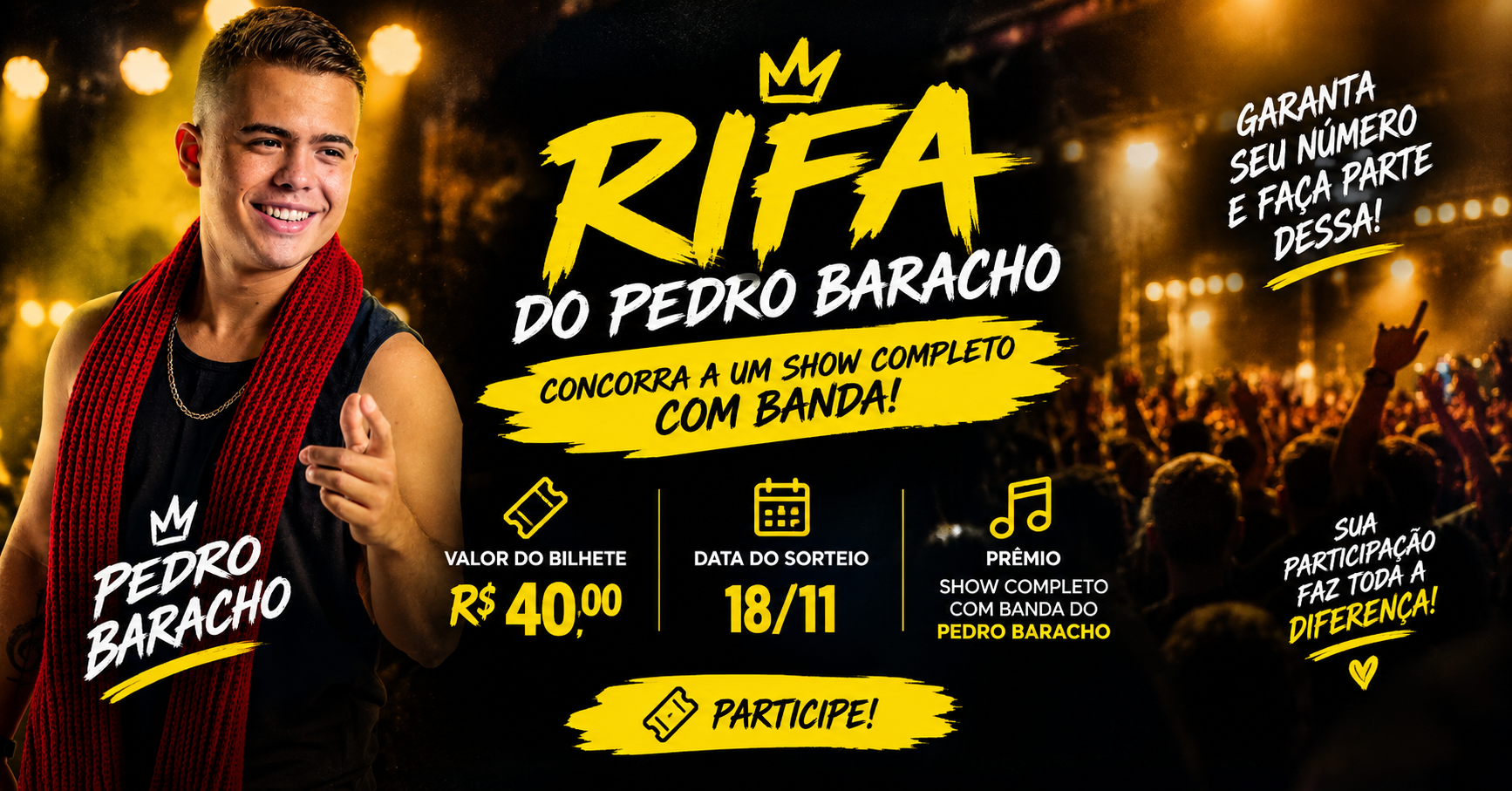 RIFA EM PROL DO PEDRO BARACHO