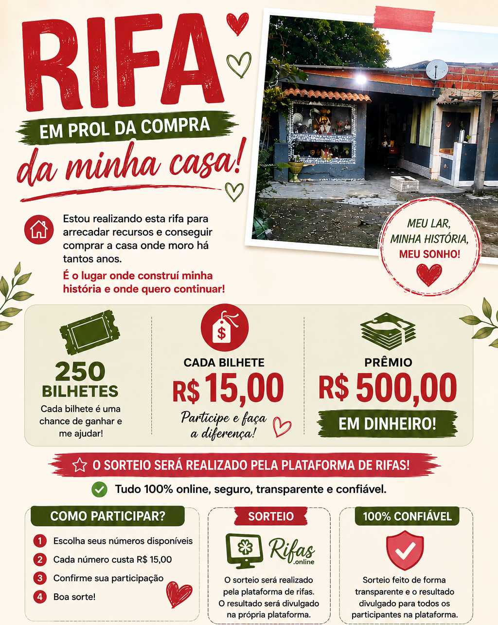 Rifa solidária 