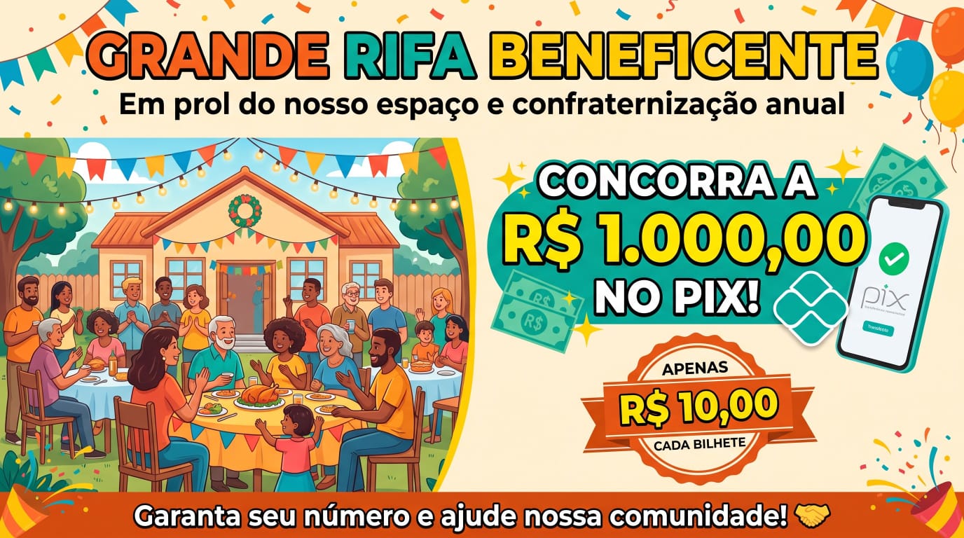 Rifa Solidária - Ação Beneficiente de final de ano