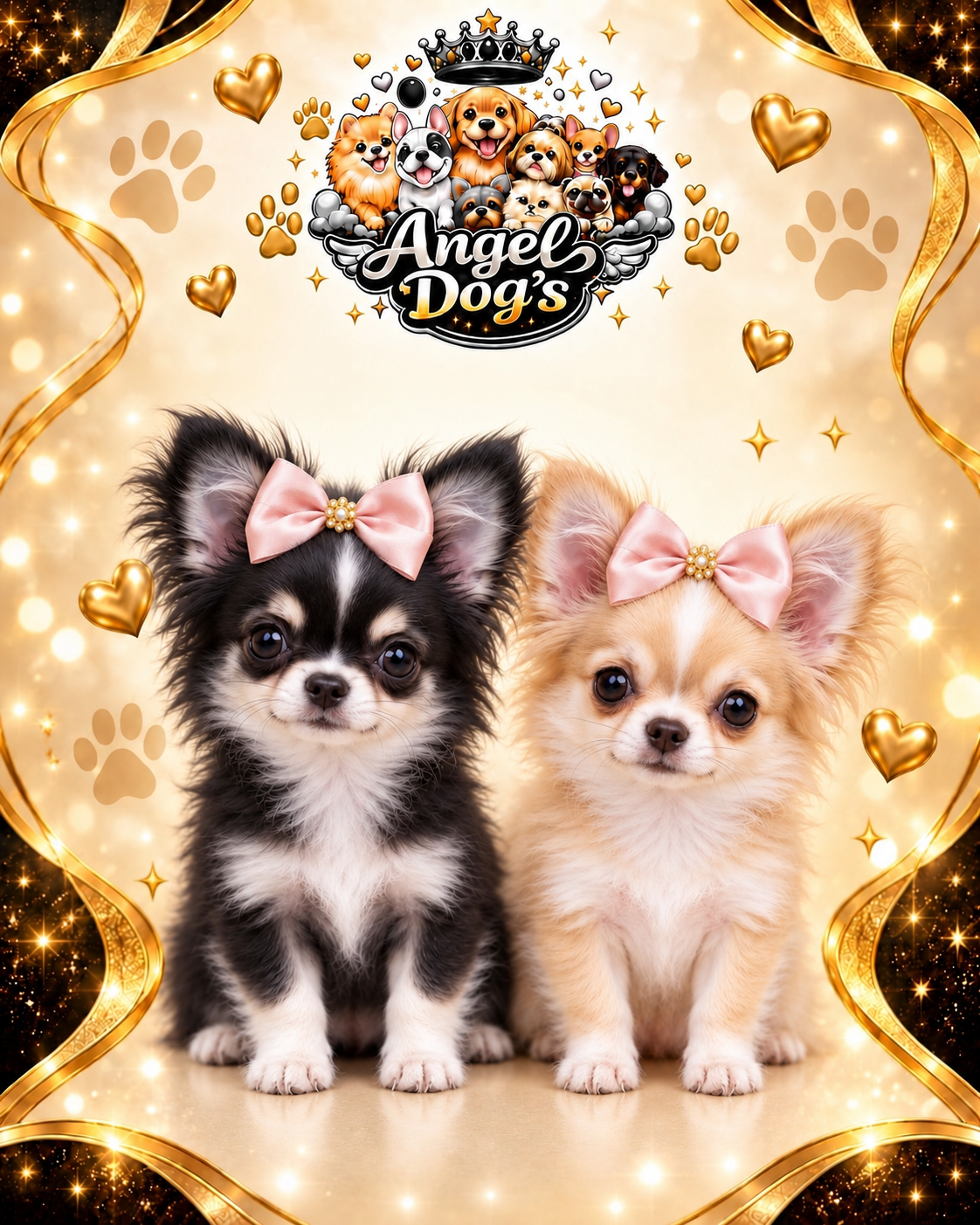 Fêmea chihuahua pelo longo