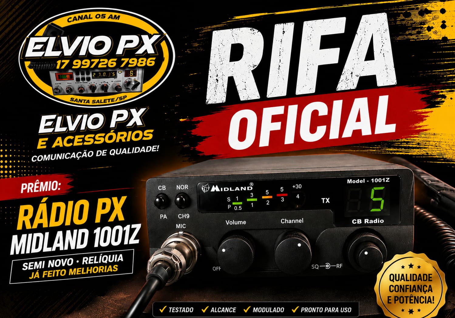 Rádio Midland 1001 Revisado