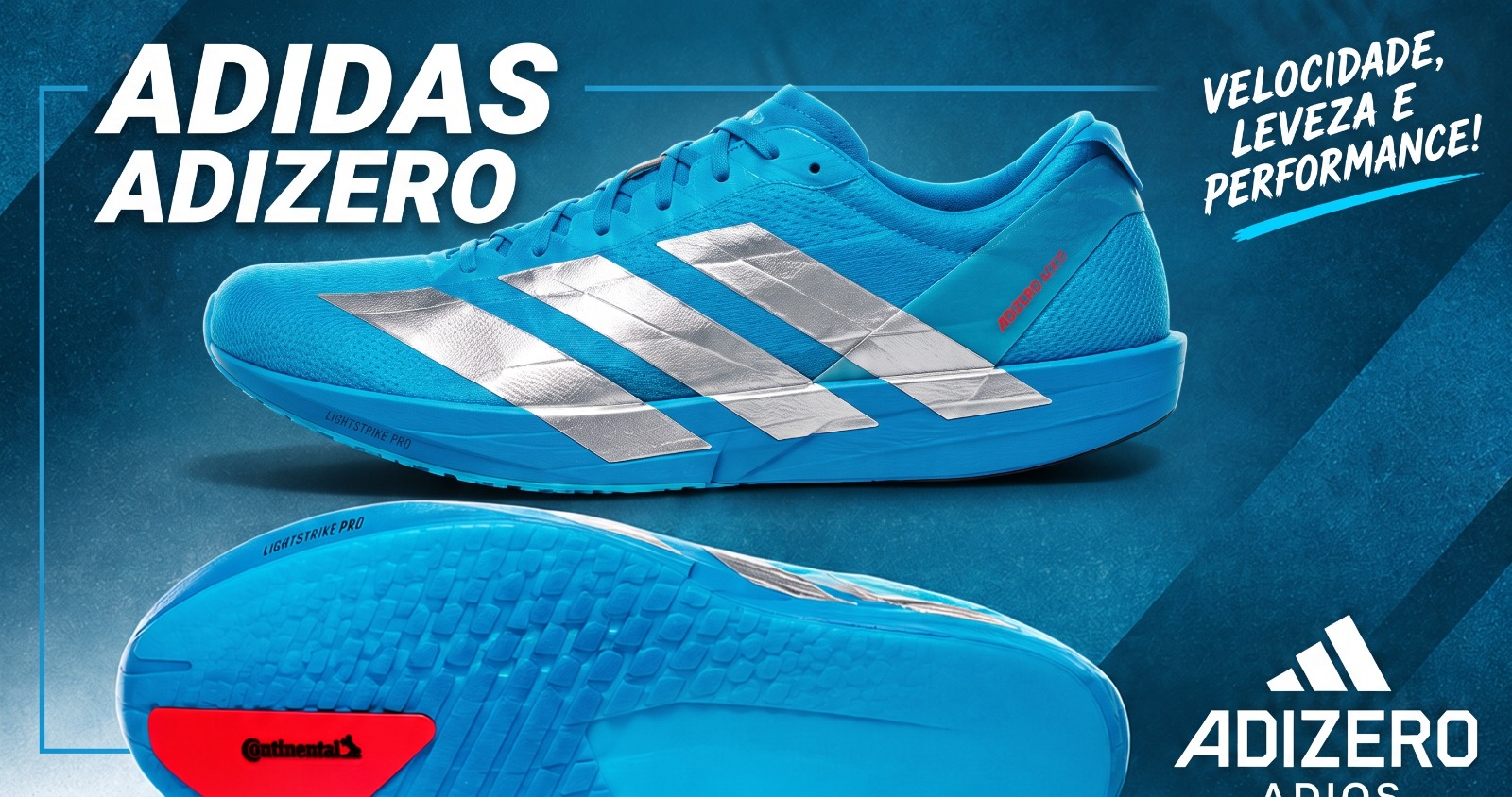 Ganhe 2 Pares de Adidas Adizero Adios!