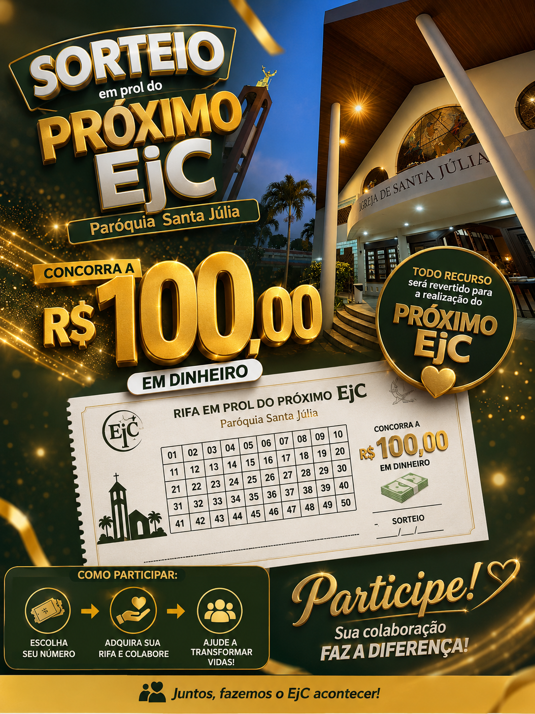 Concorra a 100,00 R$