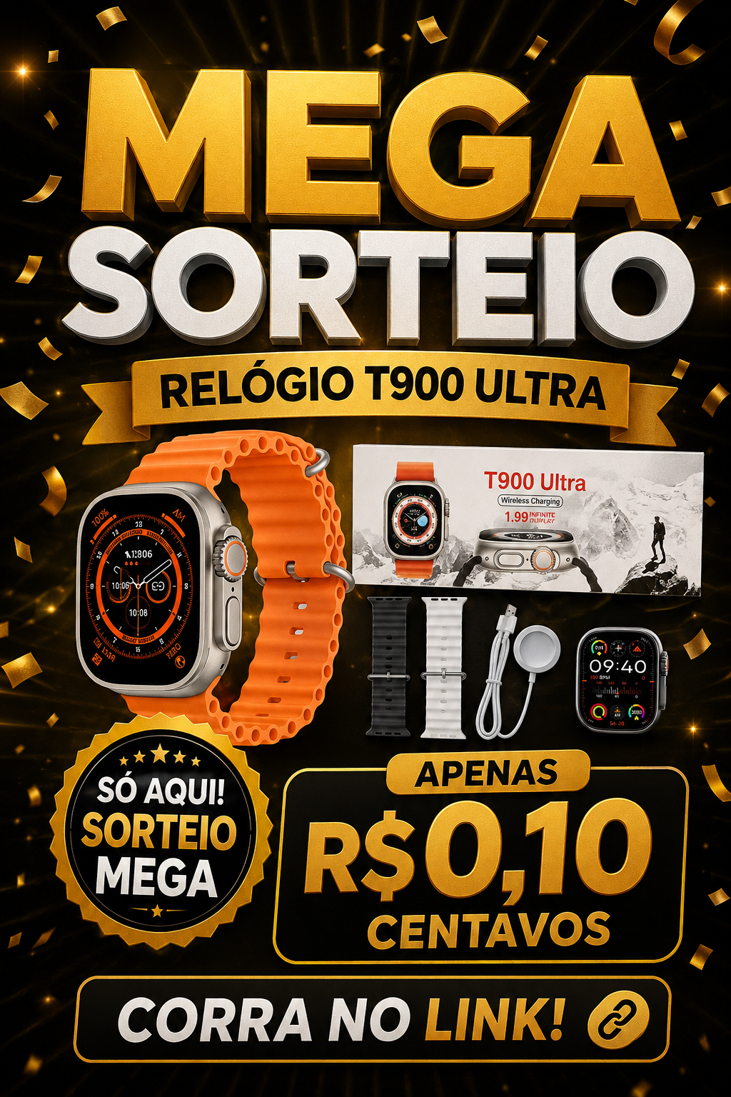 RELÓGIO T900 ULTRA