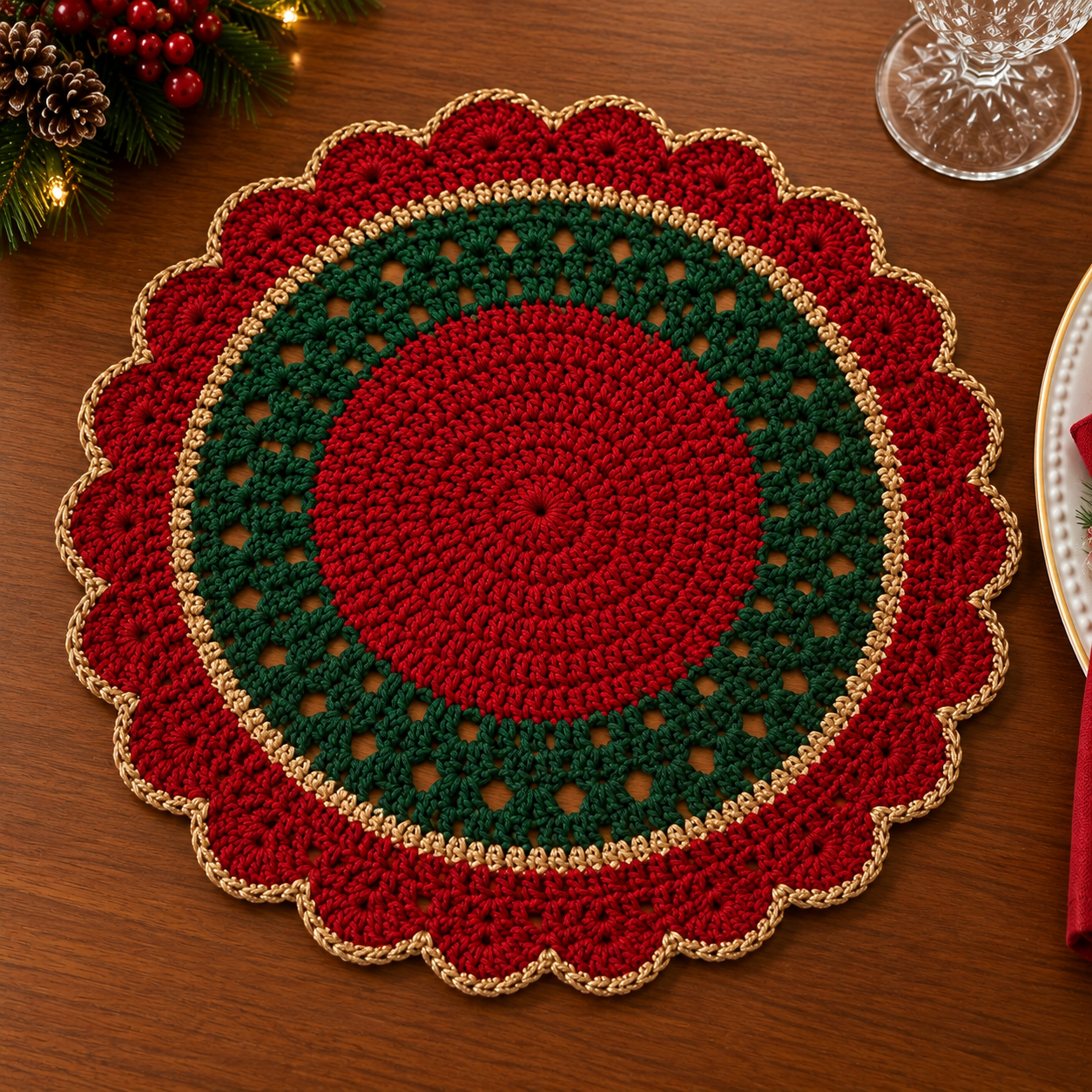 Concorra a um Deslumbrante Kit de Sousplat para o Natal!