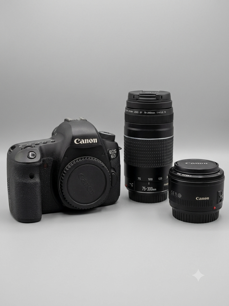 câmera canon 6d + 2 lentes + ensaio fotografico