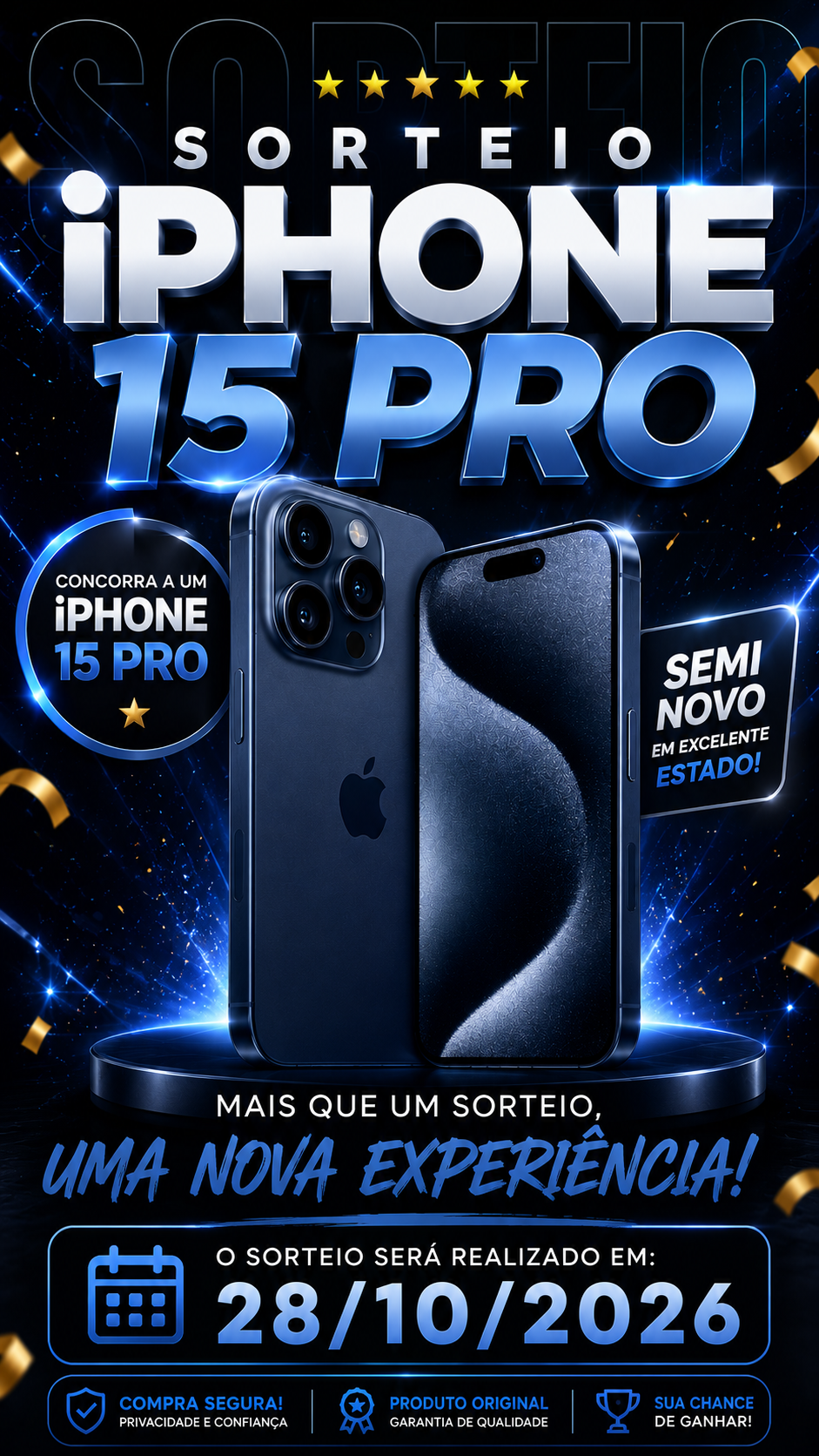 CONCORRA A UM IPHONE