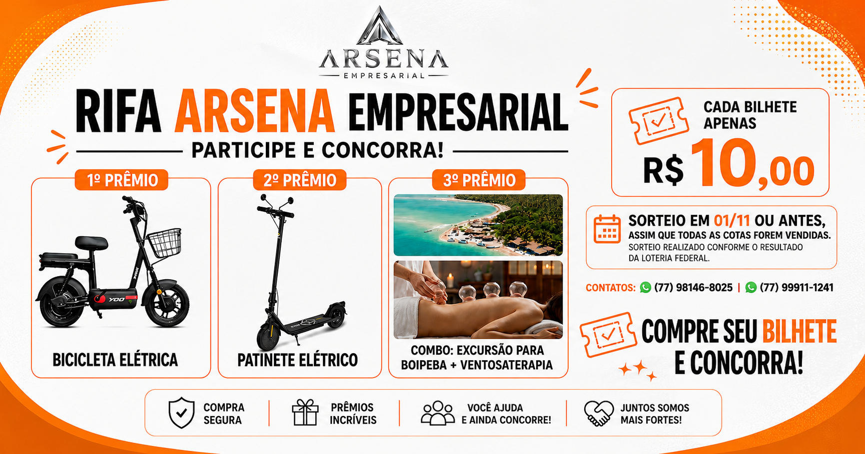 RIFA UNIVERSITÁRIA ARSENA EMPRESARIAL