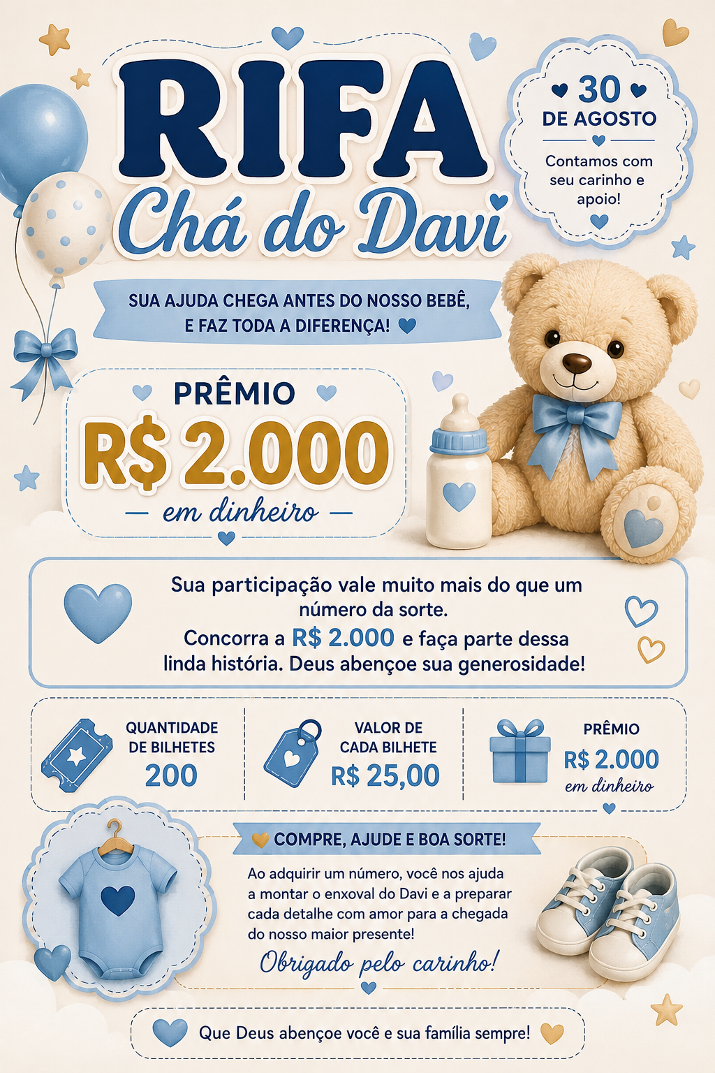 Chá de bebê do príncipe Davi