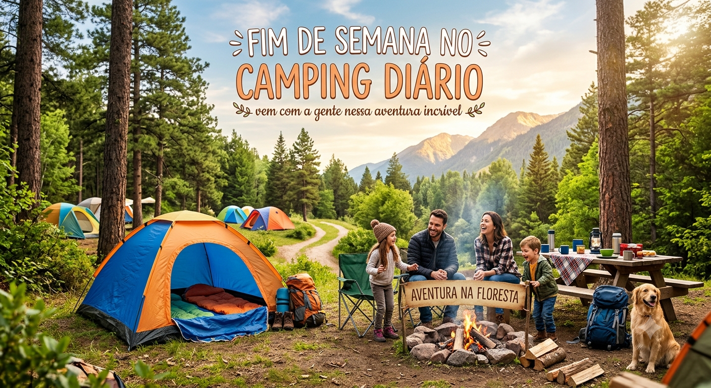 Fim de semana Camping Diário